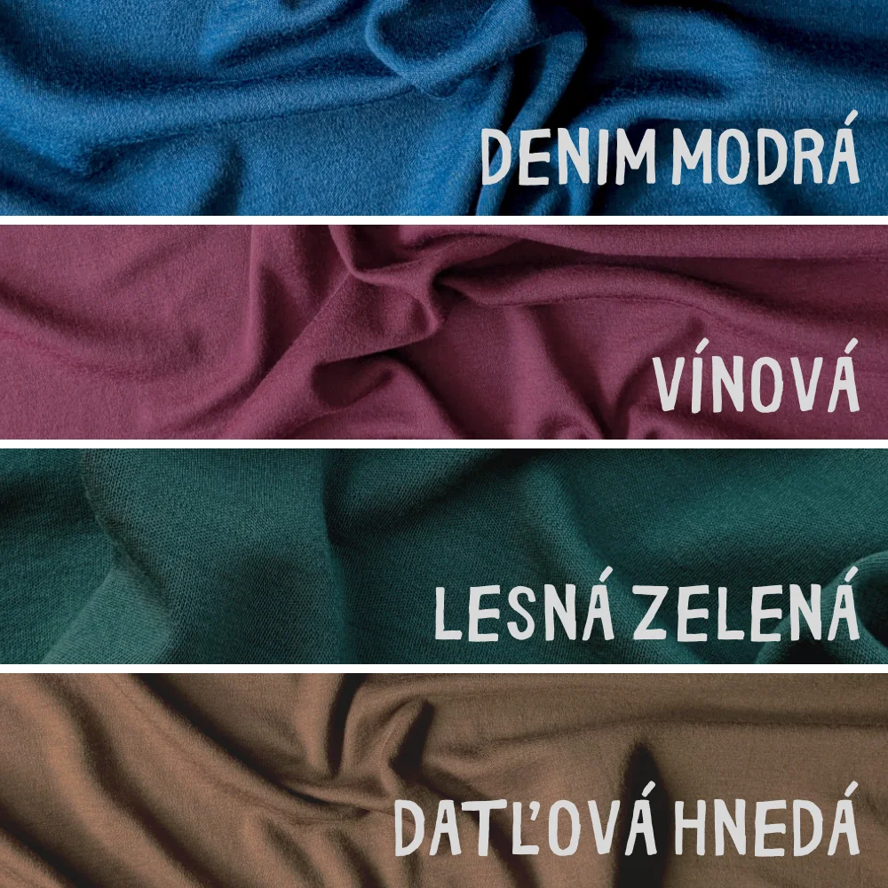 Detské merino termo tričko Hrádok 116 - 140 cm